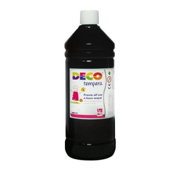 Tempera CWR Deco in flacone da 500 ml nero PF550/02