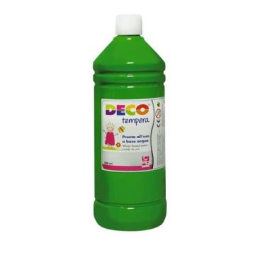 Tempera CWR Deco in flacone da 500 ml verde brillante PF550/14