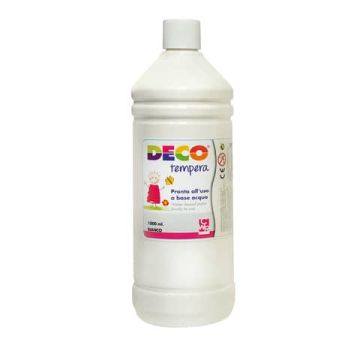 Tempera CWR Deco in flacone da 1000 ml bianco 08808/01