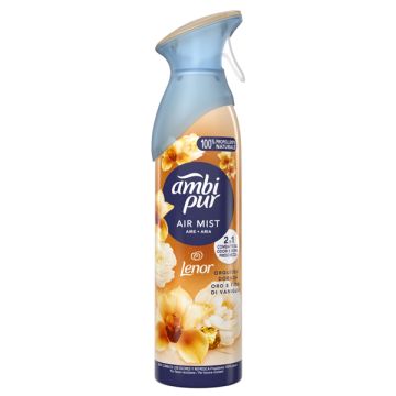Spray per ambienti Ambi Pur Air Effects 185 ml oro e fiori di vaniglia AH108