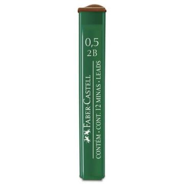 Mine Faber Castell Poly 0,5 mm 2B conf. 12 pezzi - 521502
