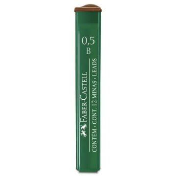 Mine Faber Castell Poly 0,5 mm B conf. 12 pezzi - 521501