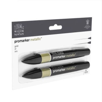 Pennarelli doppia punta Winsor&Newton oro - 0290149