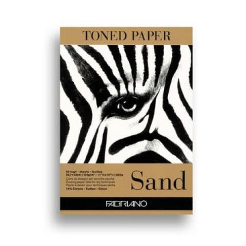 Carta Fabriano Toned Paper conf. 50 fogli 120g A3 - sabbia - 19100498