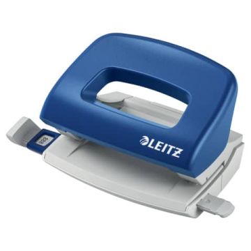 Perforatore a 2 fori con guida Leitz Metal rim Leitz blu 50580035