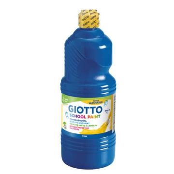 Tempera pronta Giotto School Paint in flacone 1 L blu oltremare F53551700