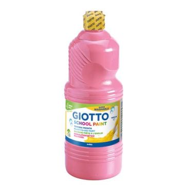 Tempera pronta Giotto School Paint in flacone 1 L rosa F535506