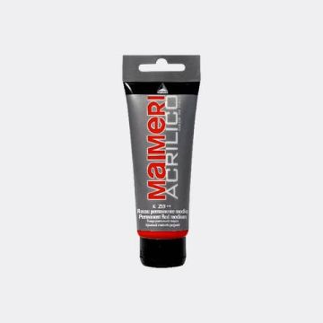 Colore acrilico Maimeri in tubetto 75 ml rosso permanente medio - M0916259