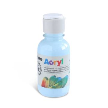 Colore acrilico Primo in bottiglia PET con tappo dosatore 125 ml acqua marina - 402TA125512
