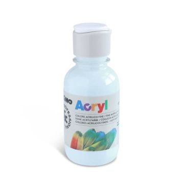 Colore acrilico Primo in bottiglia PET con tappo dosatore 125 ml verde menta - 402TA125611