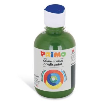 Colore acrilico Primo in bottiglia con tappo dosatore 300 ml verde oliva 400TA300665