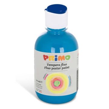 Tempera in bottiglia primi passi Primo 300 ml turchese fluo 255TF300560