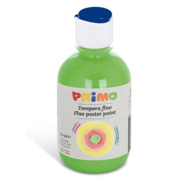 Tempera in bottiglia primi passi Primo 300 ml verde brillante fluo 255TF300610