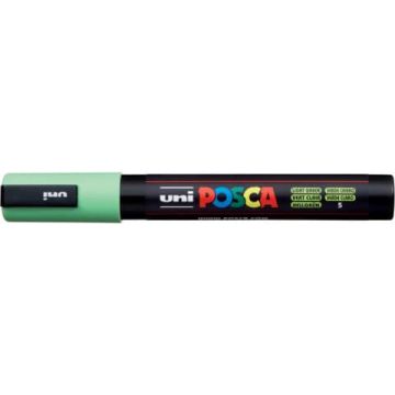 Marcatore a tempera Posca Uni-Ball punta tonda 1,8-2,5 mm verde chiaro MPC5VC