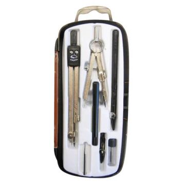 Compasso scolastico Eredi Crotti 7 accessori 207