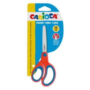 Forbice in acciaio punta arrotondata Carioca 15 cm 42635