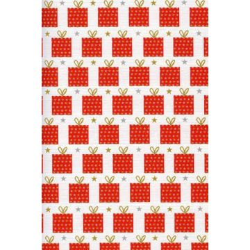 Carta regalo Natale Rex- Sadoch ECOCARTA 70x100 cm 10 ff fantasia pacchi di Natale - 525B