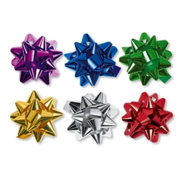 Coccarda in nastro liscio Lebez colori assortiti diametro 5 cm 4233 ASS