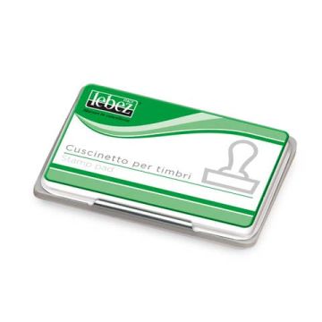 Cuscinetto per timbri Lebeze 8,5x12,5 cm colore nero 1481N