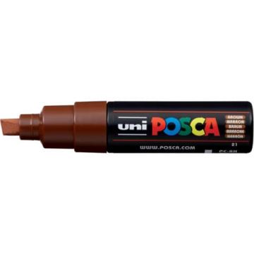 Marcatore Uni Posca punta large colore marrone PC-8K-M
