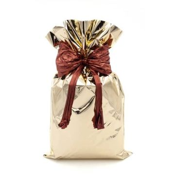 Buste regalo metallizzate Italpak - formato 50x70 cm - conf. 25 pz oro X007019507000
