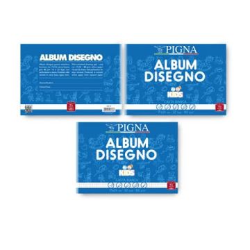 Album da disegno Pigna Kids - 7x24 cm pagine bianche - conf. 10 pezzi - 0202906BI
