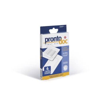 Cerotti in alluminio ProntoDoc per abrasioni e scottature conf. 4 pz 2x7,5x7x5 cm - 2x10x7,5 cm - 4055