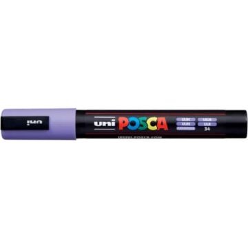 Marcatore a tempera Posca Uni-Ball punta media 2,5 mm lilla M PC5M L