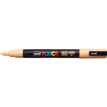 Marcatore a tempera Posca Uni-Ball punta tonda 0,9-1,3 mm arancio chiaro PC3MACC