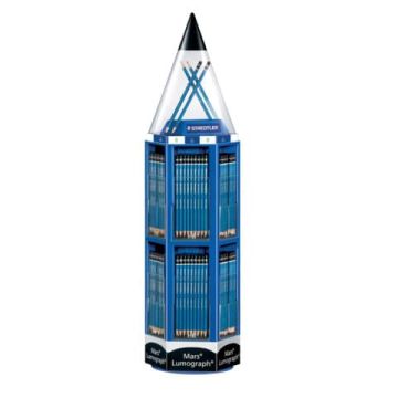 Espositore da banco Staedtler Mars Lumograph - 576 pezzi - gradazioni assortite - 100 VS4