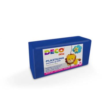 Plastilina Deco in panetto da 500 g blu 07028