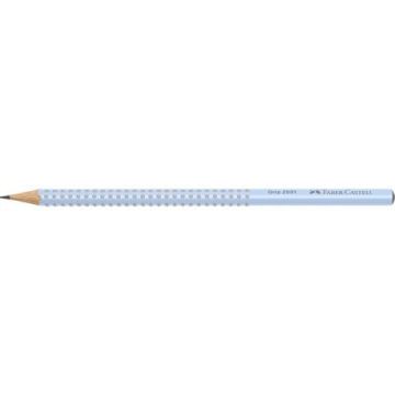 Matita in grafite Faber-Castell Grip 2001 - conf. 12 pz - colore fusto blu cielo - 517074