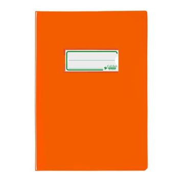 Copriquaderno A5 Favorit con portanome e salva angoli - laccato - PE180 - conf. da 24 - arancio - 400184676