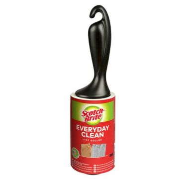 Spazzola adesiva 30 fogli Scotch-Brite® LR1 - rimuovi peli e pelucchi nero 7100243656