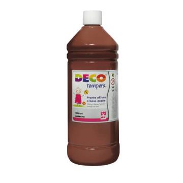 Tempera CWR Deco in flacone da 1000 ml marrone 08808/28
