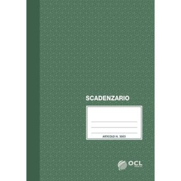 Registro scadenzario O.C.L. 21x29,7 cm 24 fogli 3003