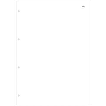 Interno bianco numerato 1/100 O.C.L. 100 fogli 0712