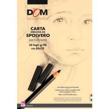 Blocco disegno carta spolvero CWR - 50 ff - 90 g - 50x70 cm 1034