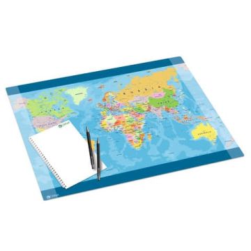 Sottomano formato Arda Orma Geo Mondo 53,5x40,5 cm 0302TRAGEO1