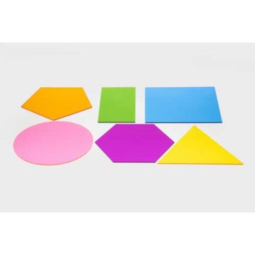 Forme geometriche TickiT - conf. 6 pz - in acrilico 72395