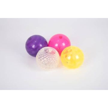 Palle luminose in gomma TickiT D. 10 cm - conf. 4 pz - colori assortiti 72207