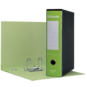 Registratore protocollo Esselte Essentials G75 23x33 cm dorso 8 cm verde chiaro - 390775600