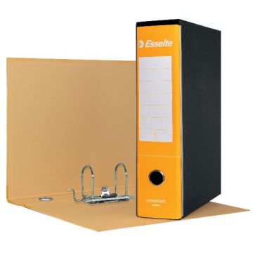 Registratore protocollo Esselte Essentials G75 23x33 cm dorso 8 cm giallo - 390775090
