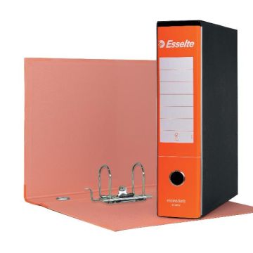 Registratore protocollo Esselte Essentials G75 23x33 cm dorso 8 cm arancione - 390775200
