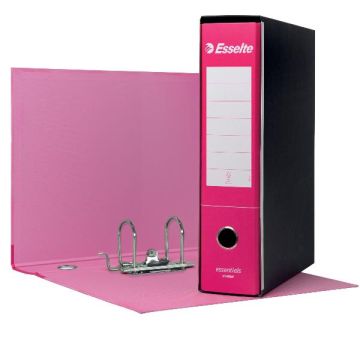 Registratore protocollo Esselte Essentials G75 23x33 cm dorso 8 cm fucsia - 390775900