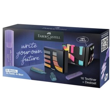 Evidenziatori Textliner 46, Set Da Scrivania Da 16 di Faber-castell