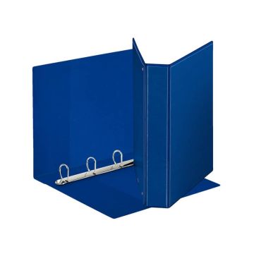 Raccoglitore personalizzabile Esselte Display a 4 anelli a D 40mm PP eco-comp. blu formato Maxi - 394753500