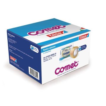 Nastro adesivo trasparente Comet CELLO 64-160 cellophane 19mm x 10m - 64160-00028-01