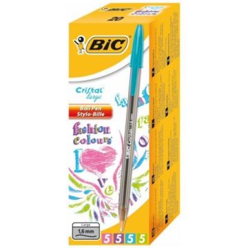 Penna a sfera Cristal Bic Large fashion ass. 1.6 mm 895793 (conf.20)