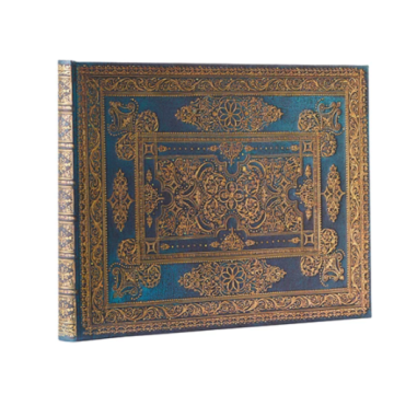 Libro degli Ospiti (230mm x 180mm) bianco.Lusso blu. Paperblanks
